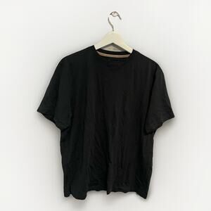 LEFT COAST TEE Iconic Short Sleeve Crewneck Cotton Black Large